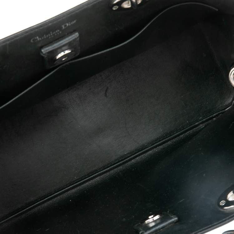 Pre Owned Dior Tri Color Leather Diorissimo Pocket Tote