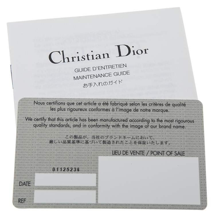 Pre Owned Dior Grey Cannage Leather Flap Hobo