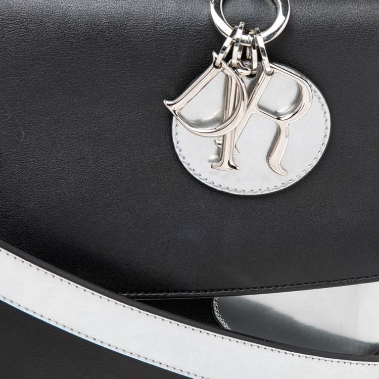 Pre Owned Dior Multicolor Leather Small Be Dior Flap Top Handle Bag