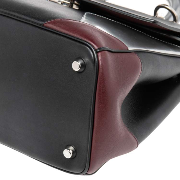 Pre Owned Dior Multicolor Leather Small Be Dior Flap Top Handle Bag