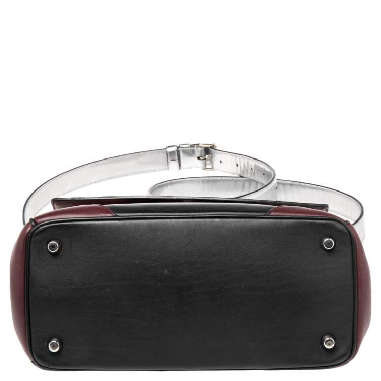 Pre Owned Dior Multicolor Leather Small Be Dior Flap Top Handle Bag