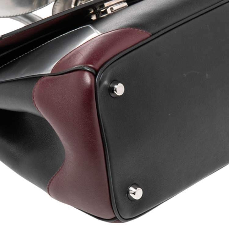 Pre Owned Dior Multicolor Leather Small Be Dior Flap Top Handle Bag