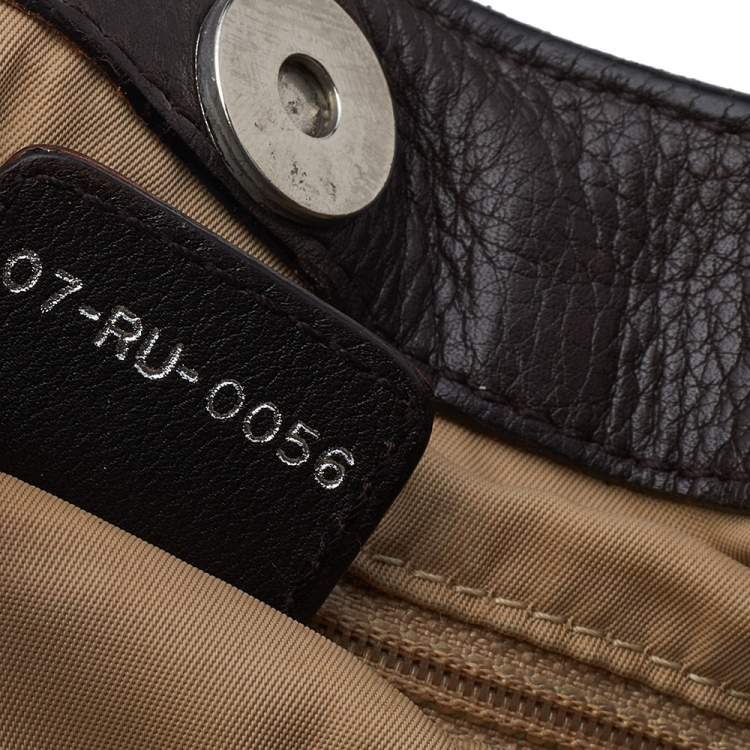 Pre Owned Dior Beige/Brown Diorissimo Canvas And Leather Oblique Hobo