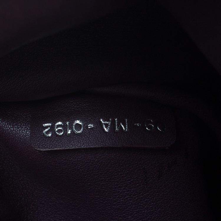 Pre Owned Dior Light Brown Leather Large Diorissimo Shopper Tote