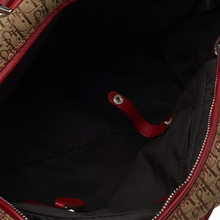 Pre Owned Dior Mulitcolor Trotter Canvas And Leather Rasta Bowler Bag