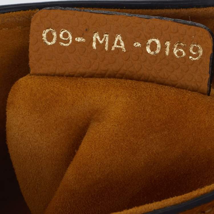 Pre Owned Dior Mustard Yellow Leather Saddle Bag