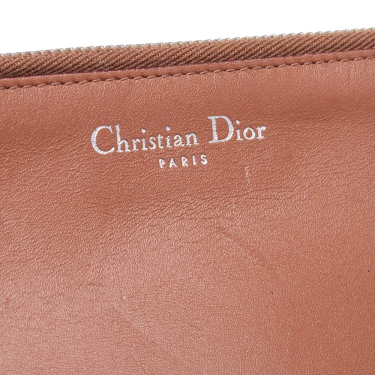 مملوكة مسبقًا Dior Brown Leather Medium Diorissimo Shopper Tote