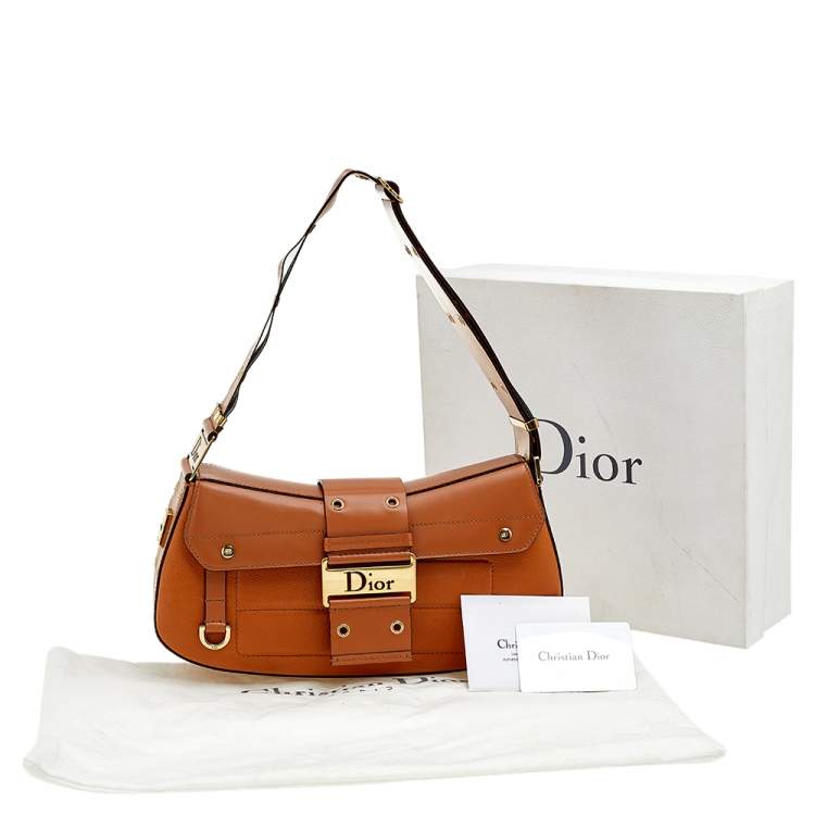 مملوكة مسبقًا Dior Tan Leather Street Chic Columbus Avenue Shoulder Bag