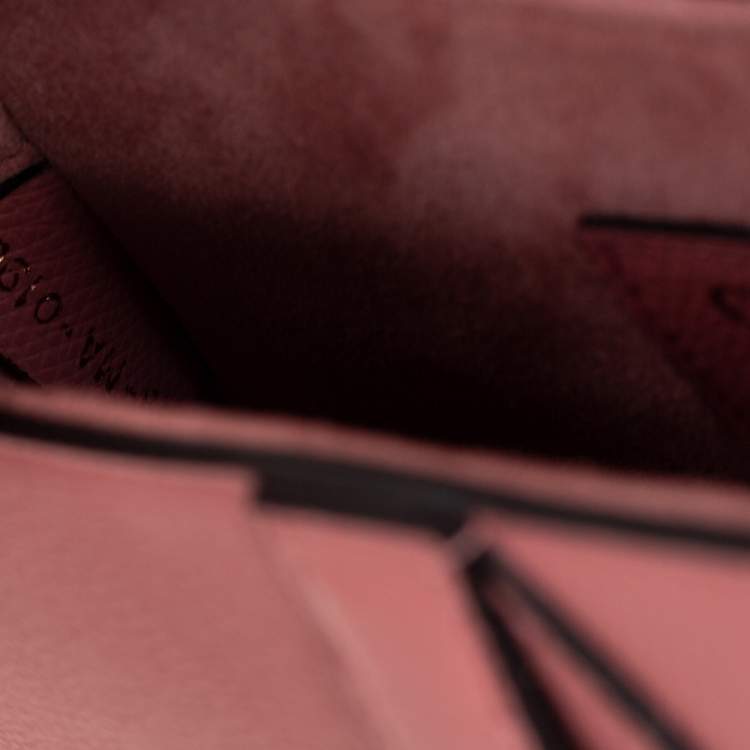 Pre Owned Dior Pink Leather Saddle Shoulder Bag