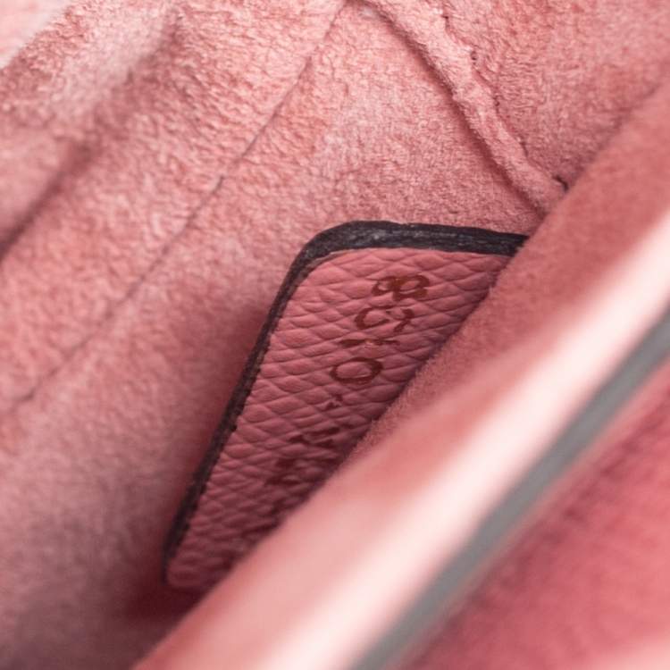 Pre Owned Dior Pink Leather Saddle Shoulder Bag
