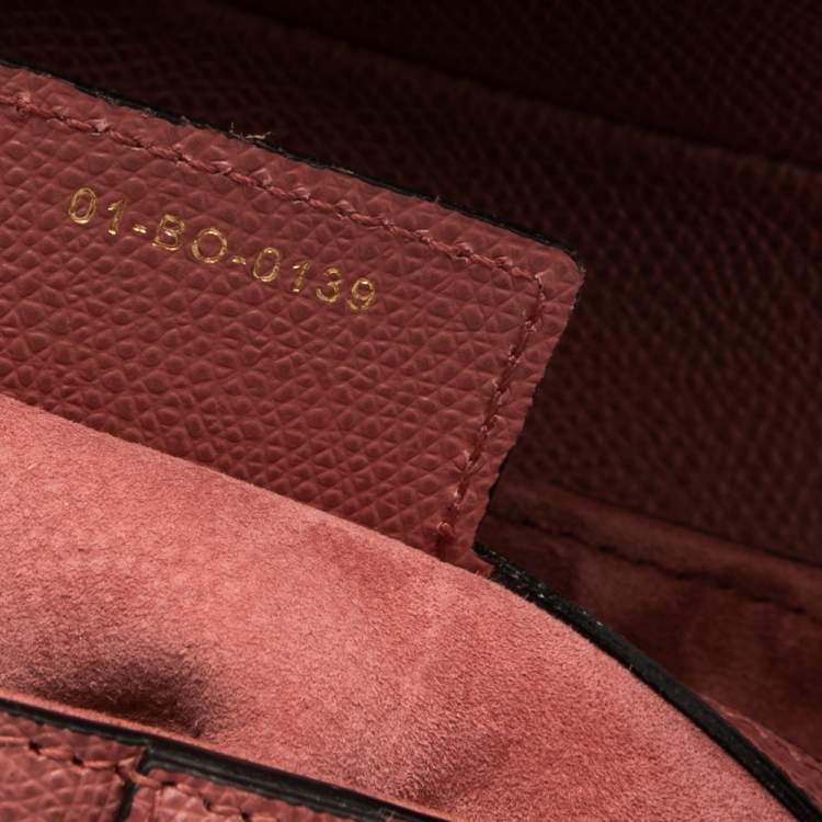 Pre Owned Dior Old Rose Leather Saddle Shoulder Bag