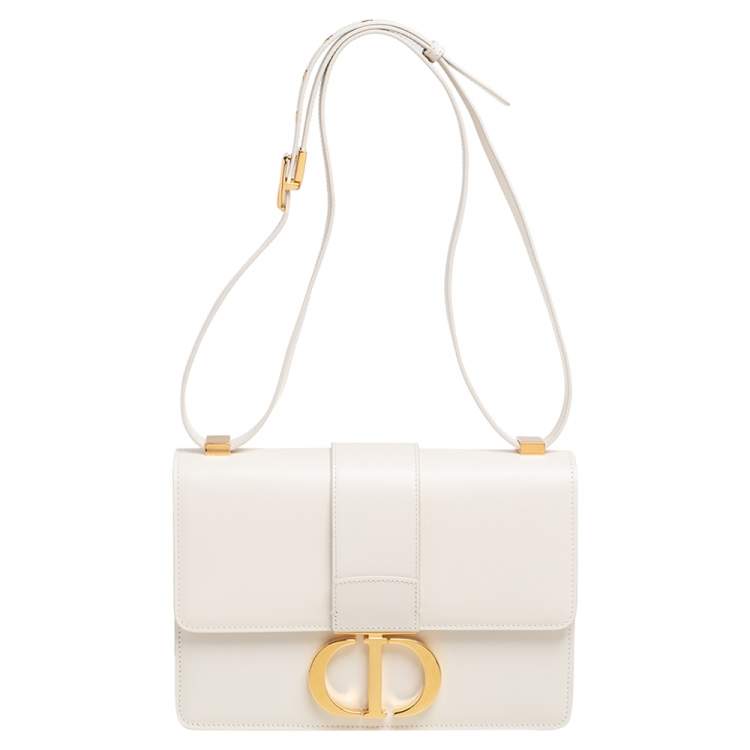 Dior Off White Leather 30 Montaigne Box Bag Dior | The Luxury Closet