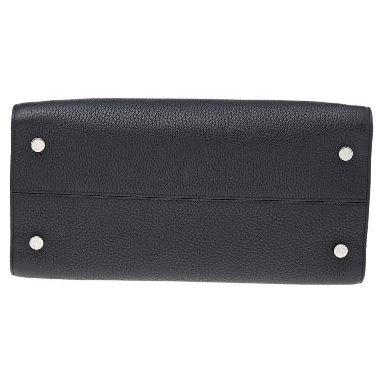 Pre Owned Dior Black Leather Medium Diorever Bag