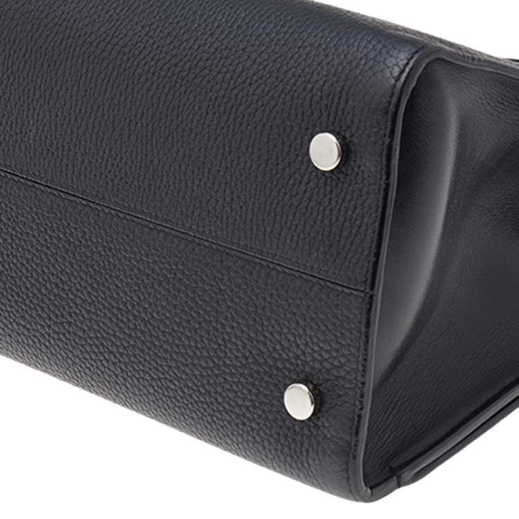 Pre Owned Dior Black Leather Medium Diorever Bag