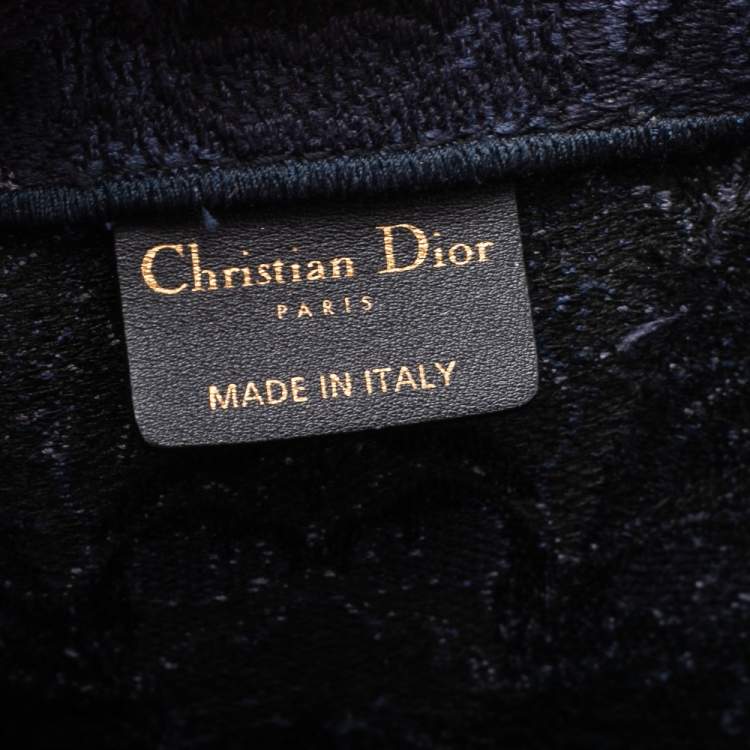 Pre Owned Dior Blue Kaleidiorscopic Canvas Book Tote