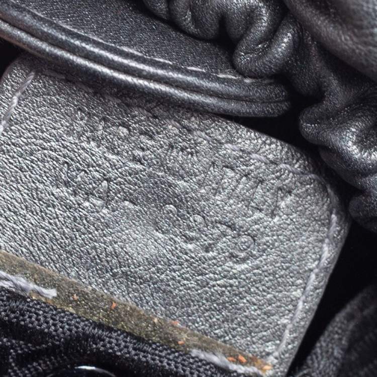 Pre Owned Dior Metallic Grey Leather Malice Hobo