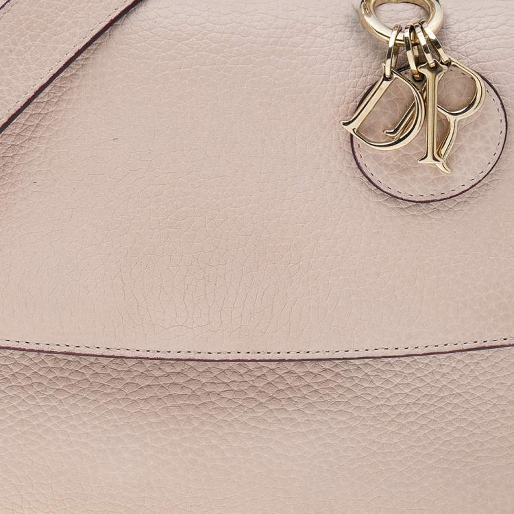 Pre Owned Dior Beige Leather Mini Be Dior Flap Bag