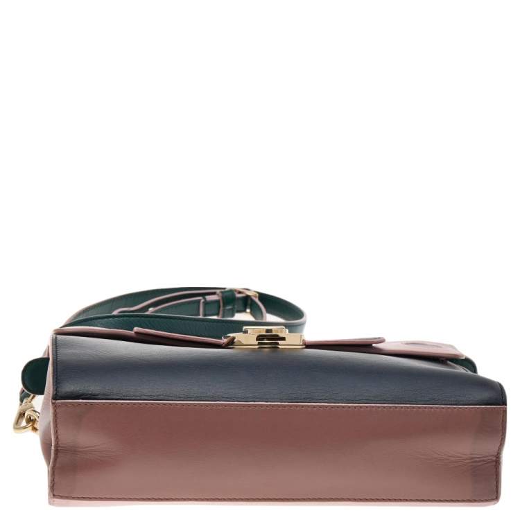 Pre Owned Dior Multicolor Leather Diorever Top Handle Bag