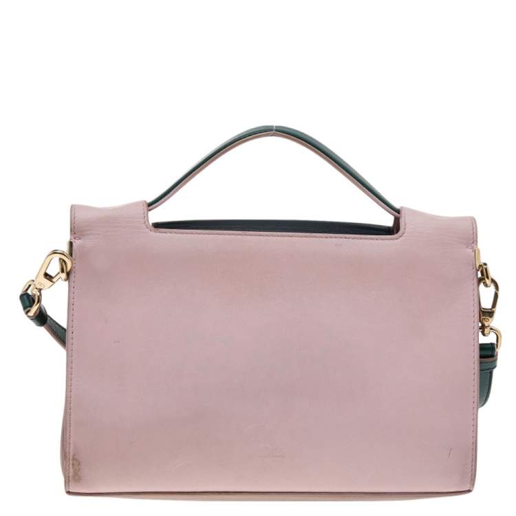 Pre Owned Dior Multicolor Leather Diorever Top Handle Bag