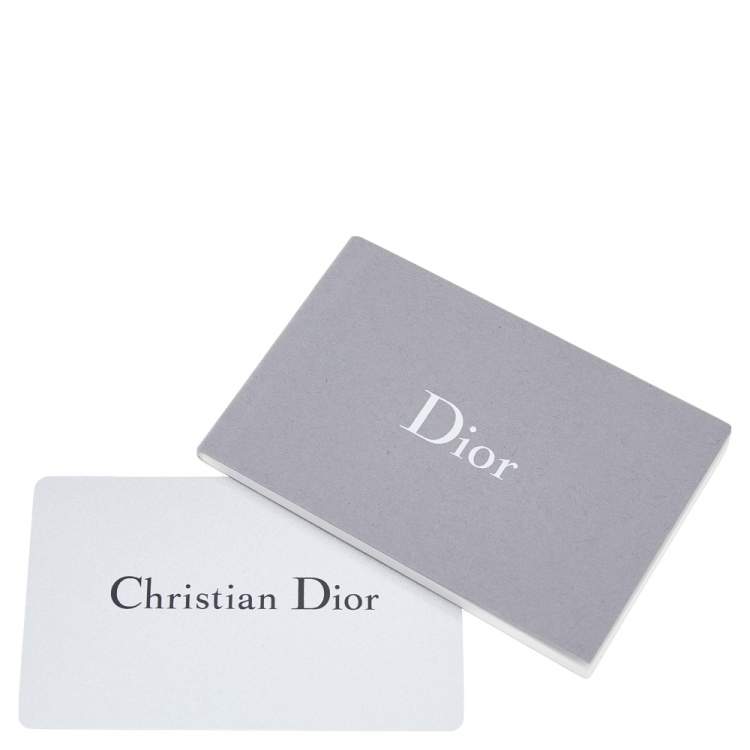 مملوكة مسبقًا Dior Grey Leather Saddle Shoulder Bag
