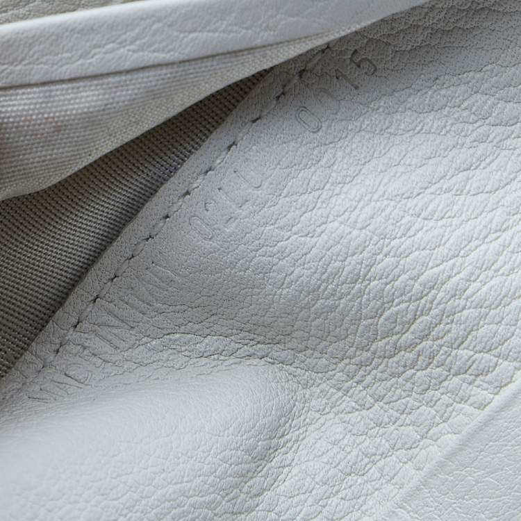 Pre Owned Dior White Cannage Leather French Wallet