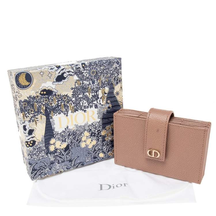 Pre Owned Dior Nude Leather 30 Montaigne 5 Pocket Card Holder