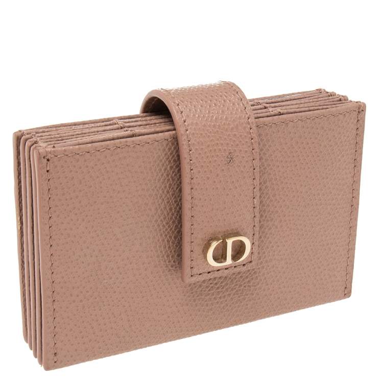 Pre Owned Dior Nude Leather 30 Montaigne 5 Pocket Card Holder