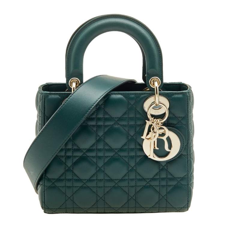 Green best sale dior purse