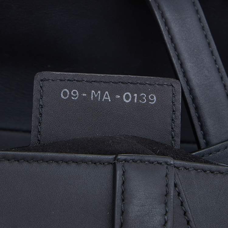 Pre Owned Dior Black Ultramatte Leather Saddle Bag