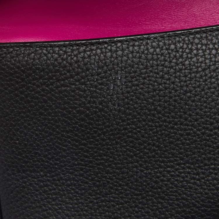 Pre Owned Dior Black Leather Medium Be Dior Flap Bag