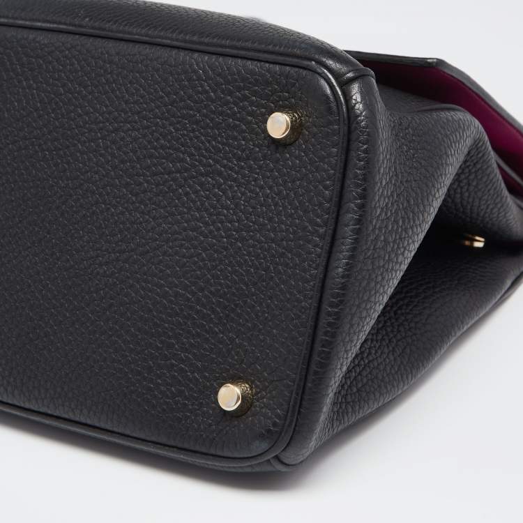 Pre Owned Dior Black Leather Medium Be Dior Flap Bag