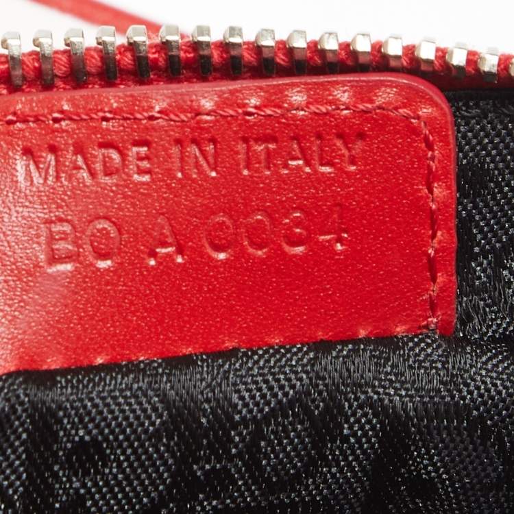 Pre Owned Christian Dior Tri-Color Canvas Hardcore Mini Saddle Bag