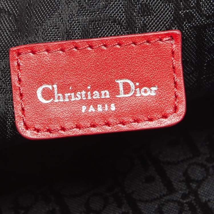 Pre Owned Christian Dior Tri-Color Canvas Hardcore Mini Saddle Bag