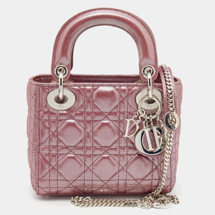 Dior lady mini discount pink