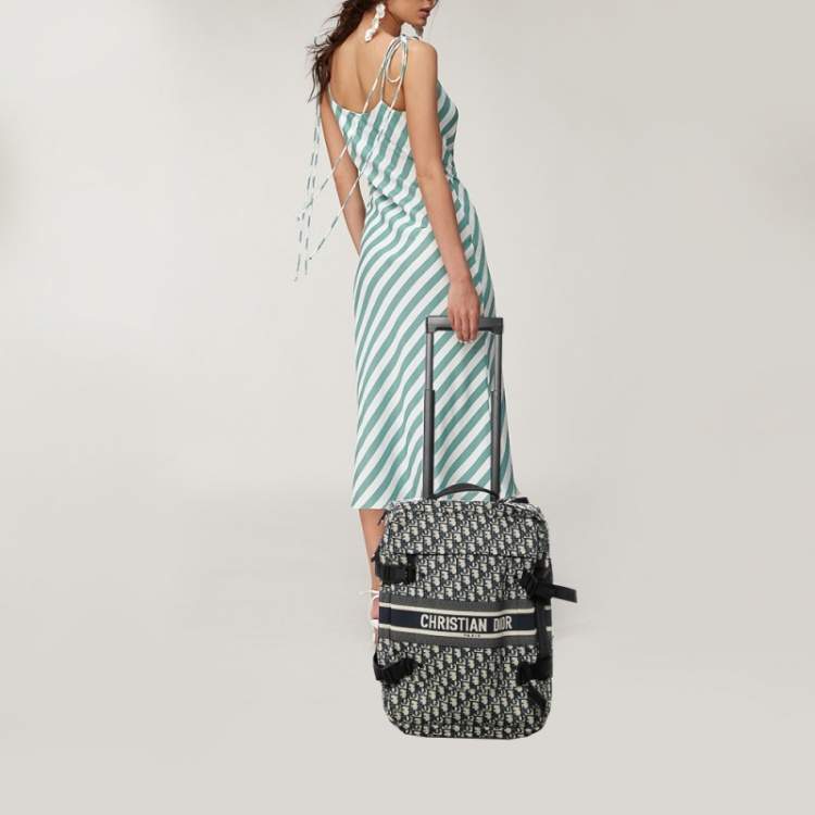 Dior - Diortravel Travel Kit Blue Dior Oblique Jacquard - Women