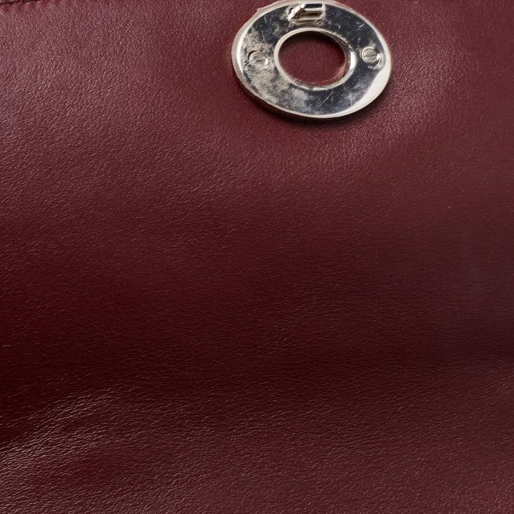 Pre Owned Dior Tri Color Patent and Leather Small Be Dior Flap Top Handle Bag