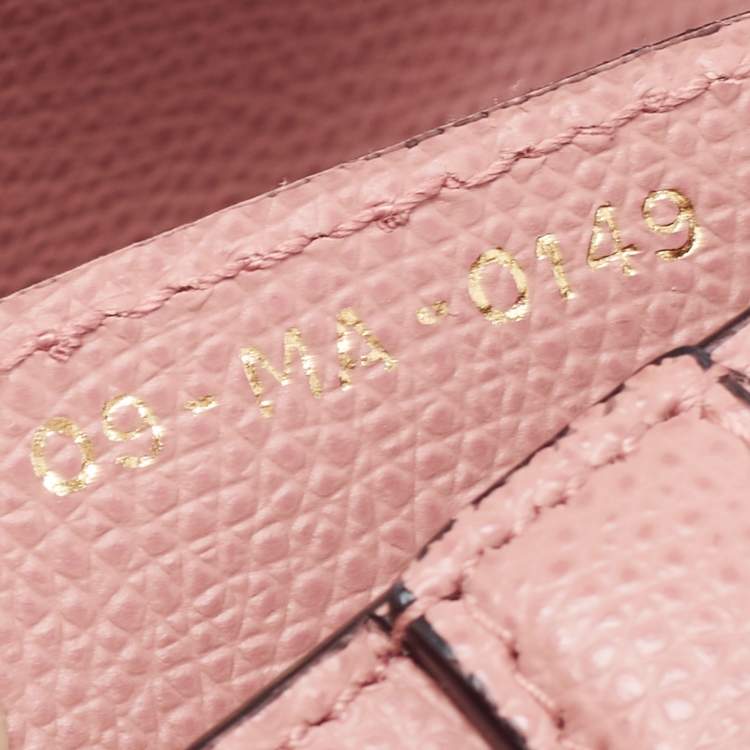 Pre Owned Dior Pink Leather Saddle Shoulder Bag