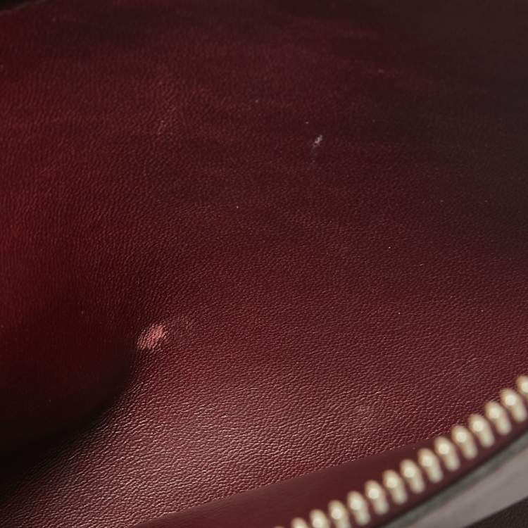 Pre Owned Dior Purple/Silver Leather And Python Medium Diorissimo Shopper Tote