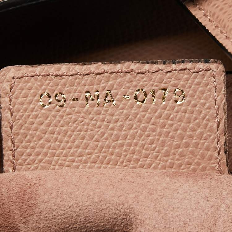 Pre Owned Dior Pink Leather Saddle Shoulder Bag