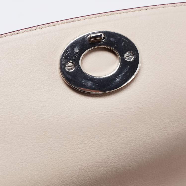 Pre Owned Dior Blue Leather Mini Be Dior Top Handle Bag