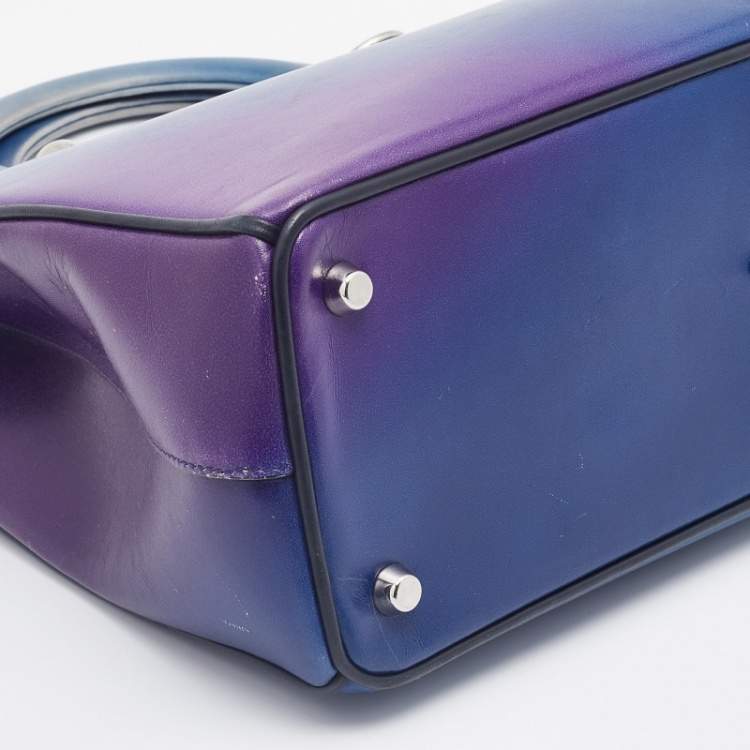 Pre Owned Dior Multicolor Leather Medium Diorissimo Shopper Tote