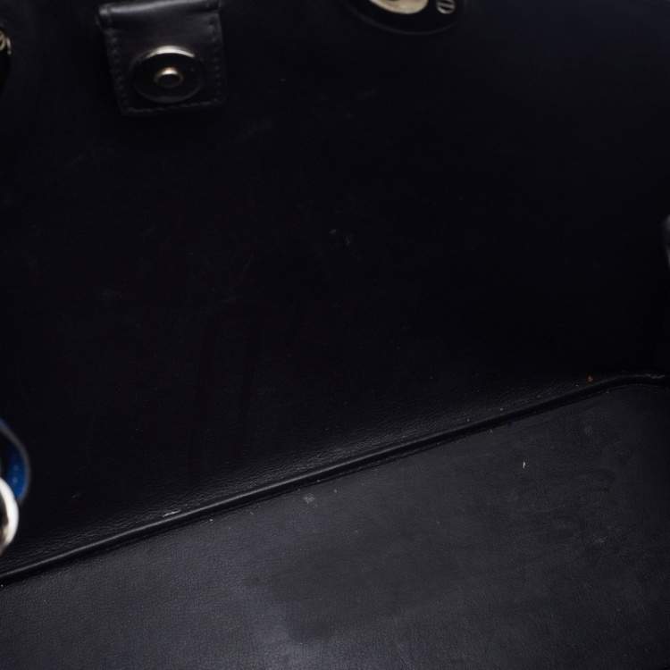 Pre Owned Dior Multicolor Leather Medium Diorissimo Shopper Tote