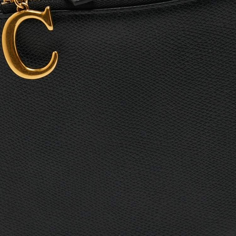 Pre Owned Dior Black Leather Saddle Triple Zip Crossbody Bag