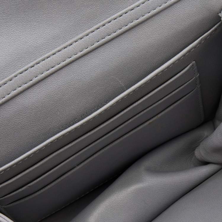 Pre Owned Dior Multicolor Cannage Quilted Leather Miss Dior Promenade Wallet On Chain