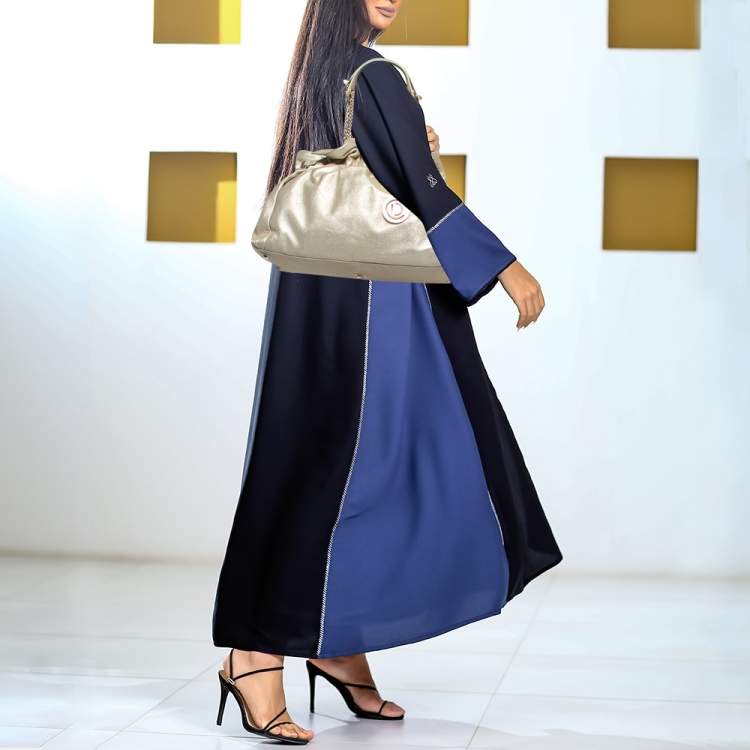 Pre Owned Dior Metallic Gold Leather Le Trente Hobo