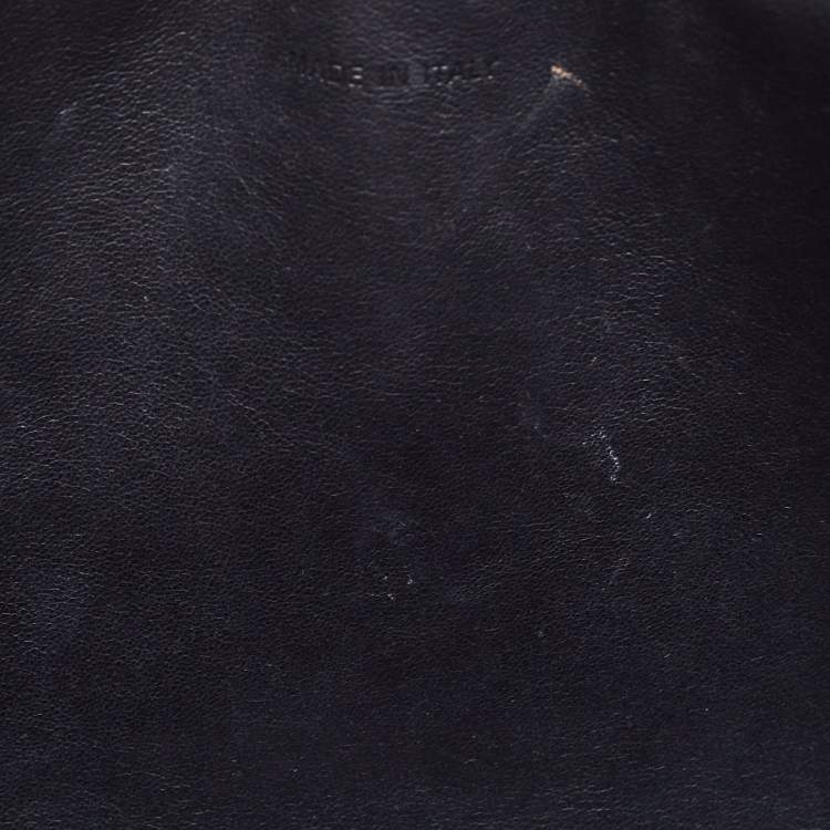 Pre Owned Dior Black Leather Be Dior Shoulder Bag