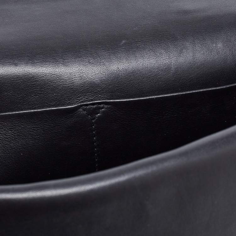 Pre Owned Dior Black Leather Be Dior Shoulder Bag