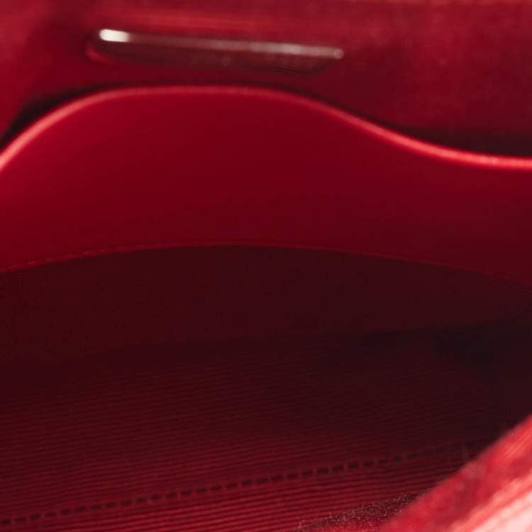 مملوكة مسبقًا Dior Red Cannage Quilted Leather Small Stardust Backpack