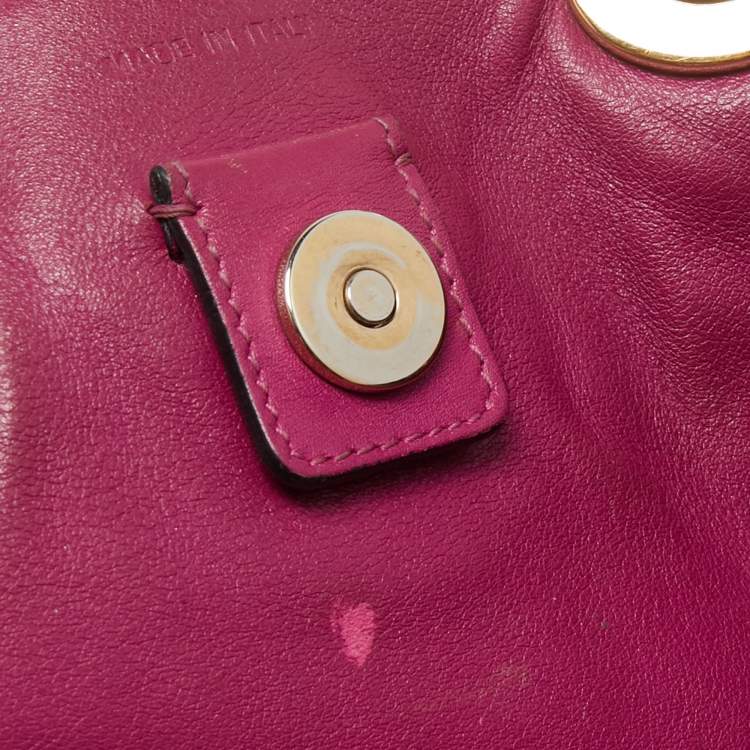 Pre Owned Dior Black Leather Large Diorissimo Shopper Tote