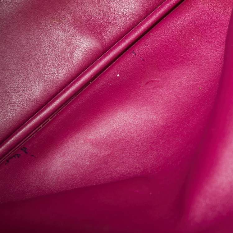 Pre Owned Dior Black Leather Large Diorissimo Shopper Tote